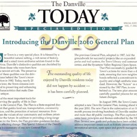 cover of Danville General Plan newsletter